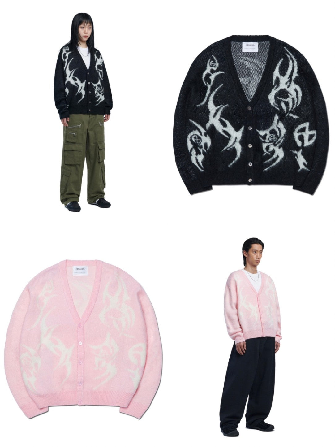 NOMANUAL】TRIBAL HAIRY CARDIGAN – PRESSING WEB SHOP