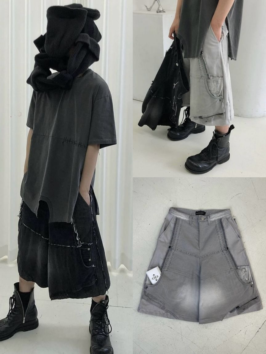 SURGERY】remake denim bermuda pants – PRESSING WEB SHOP