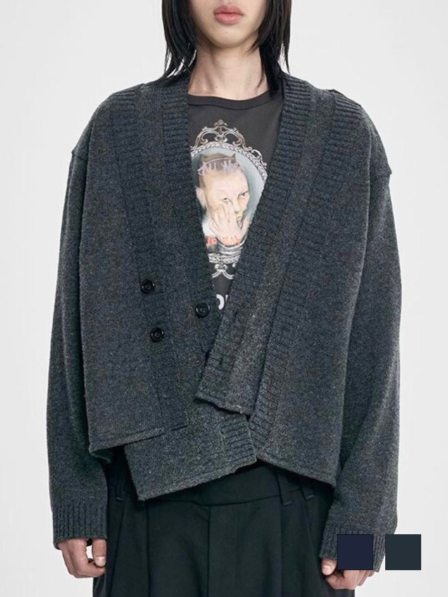 AJOBYAJO】Double Layered Cardigan – PRESSING WEB SHOP