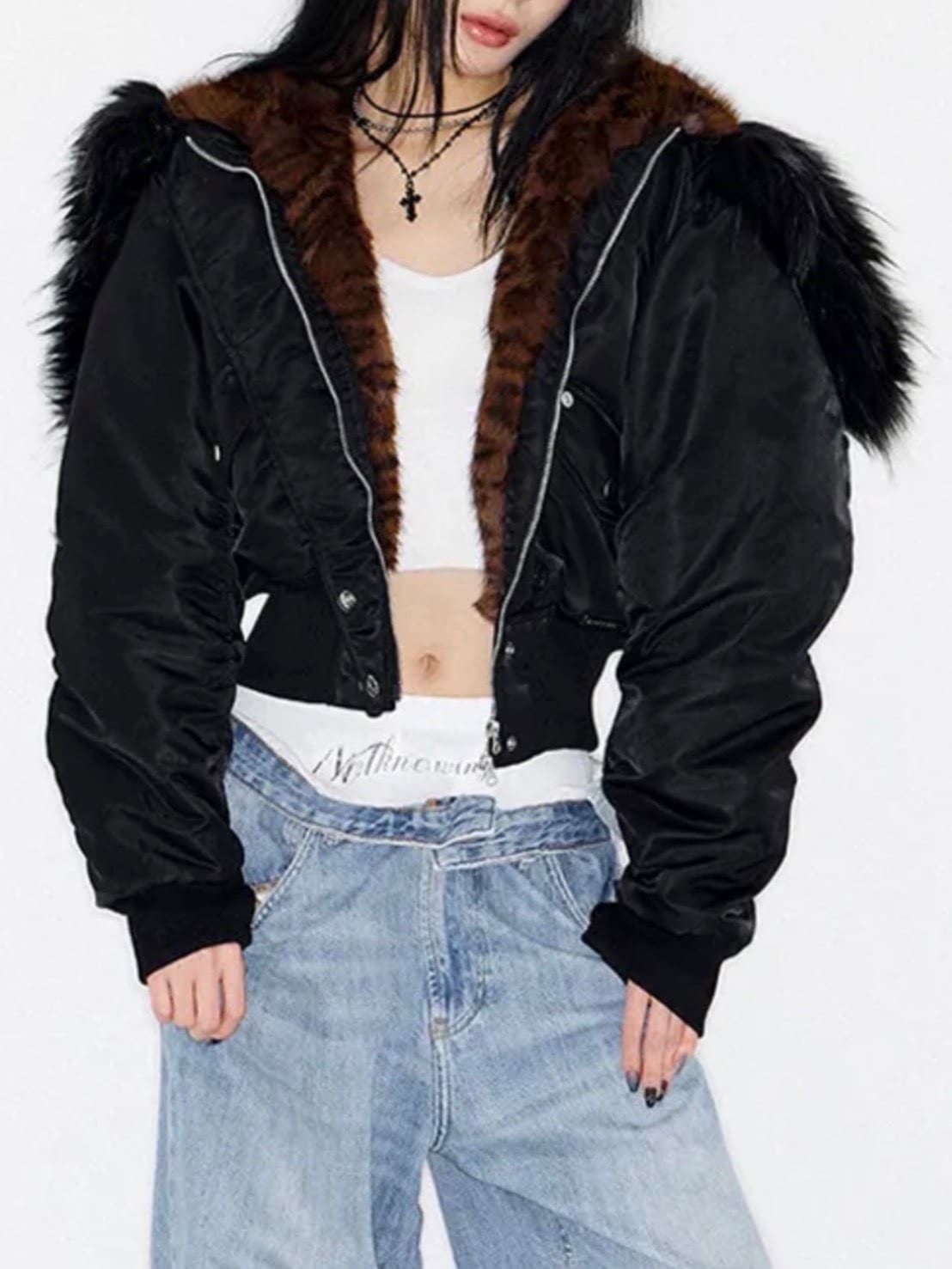 NOT KNOWING】Fur Trim MA-1 Padded Jumper – PRESSING WEB SHOP