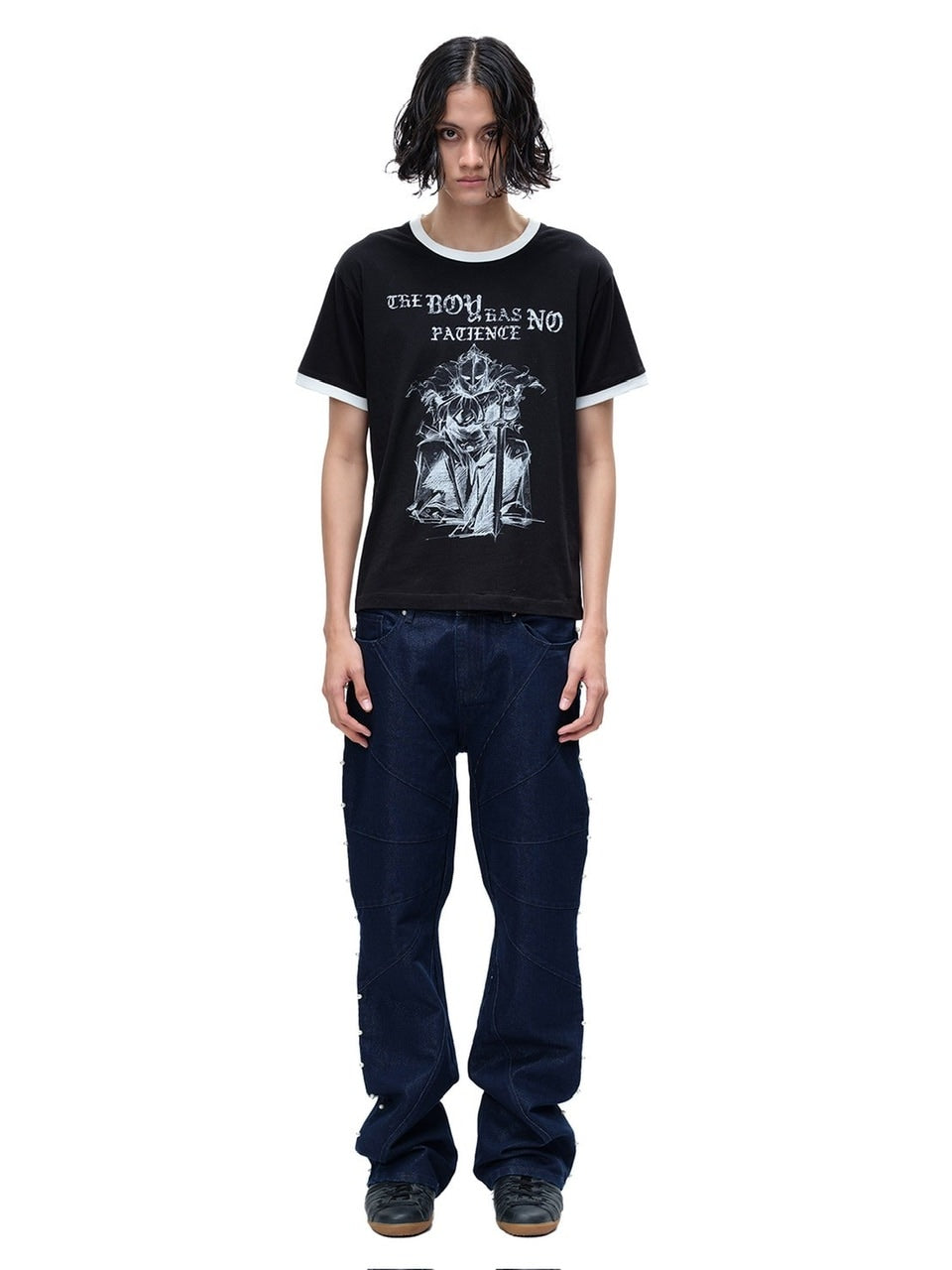 The Boy Has No Patience】LUMINOUS DAWN SKETCH KNIGHT TEE