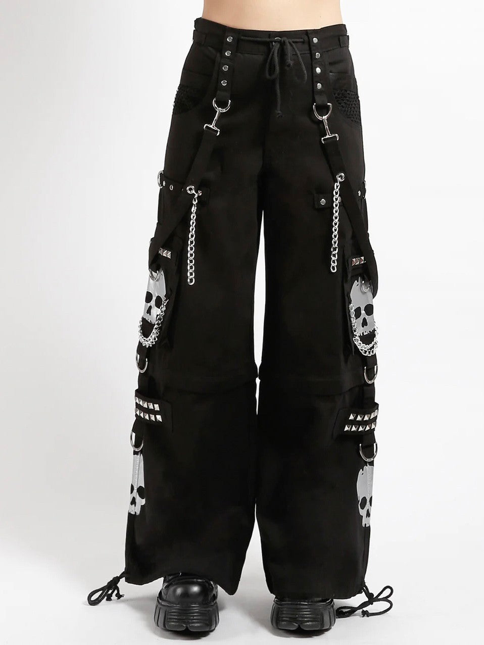 翌日発送 TRIPP NYC スカルプリント ワイドパンツ 黒 TRIPP NYC】SUPER SKULL PANT[AF3770M] – PRESSING WEB SHOP