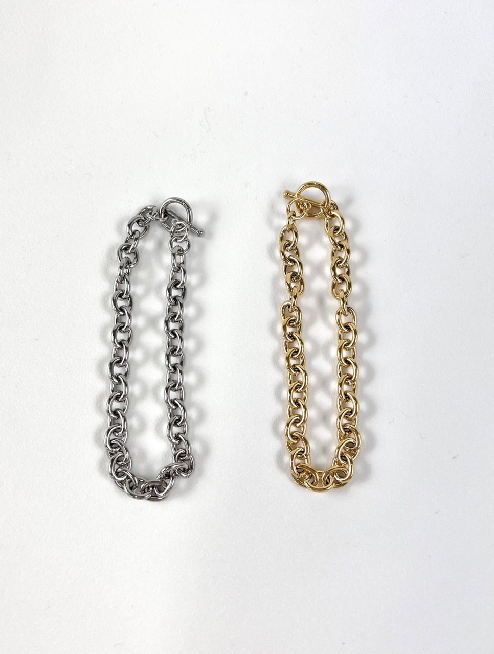 受注制【Chikashitsu +】chain bracelet 5 (2color) – PRESSING WEB SHOP