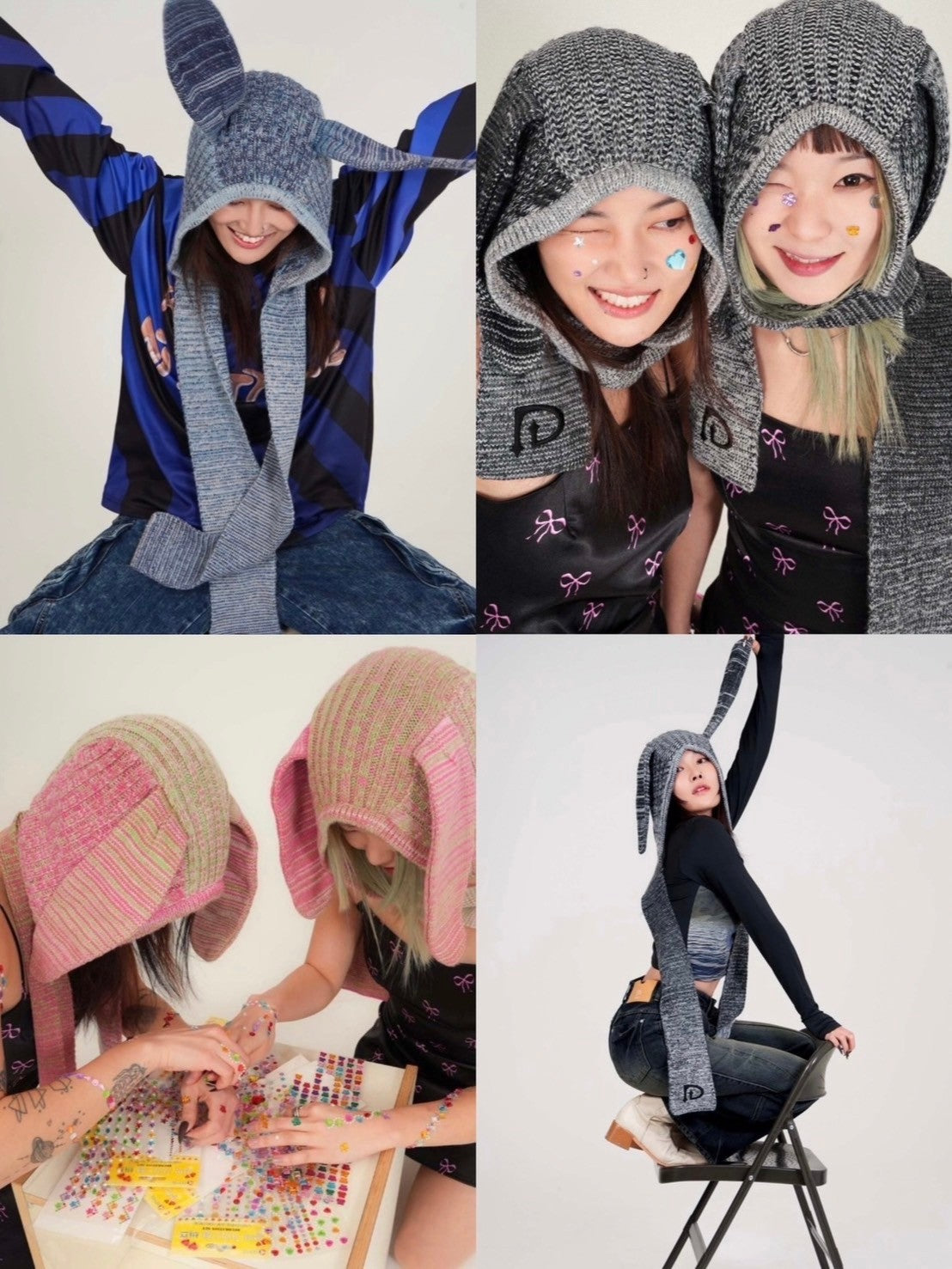 DILETTANTISME】RABBIT EAR BALACLAVA MUFFLER – PRESSING WEB SHOP