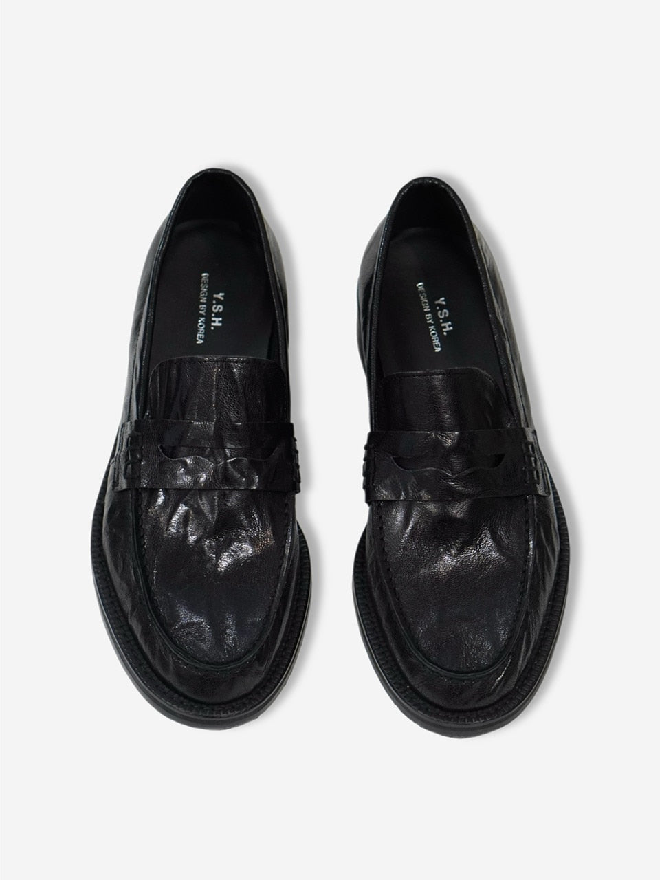 ちょ 東京店WEB限定【Chikashitsu +】basic leather loafer (2color
