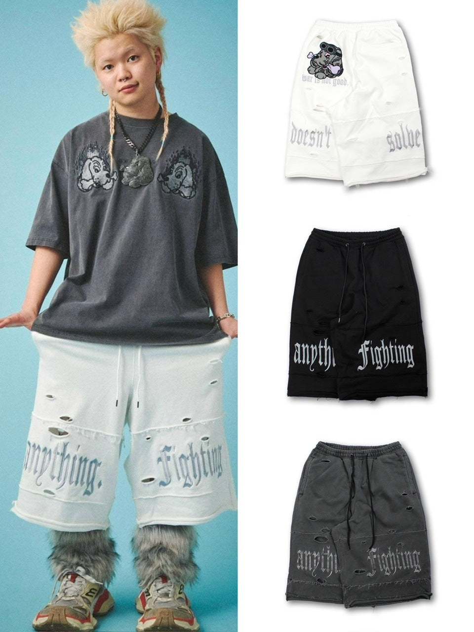ガルフィー 病みに染まりしショートパンツ スミクロ L GALFY】病みに染まりし反戦パンツ – PRESSING WEB SHOP