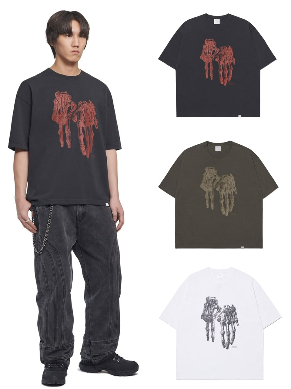 NOMANUAL】ROBOTIC HAND NM T-SHIRT – PRESSING WEB SHOP