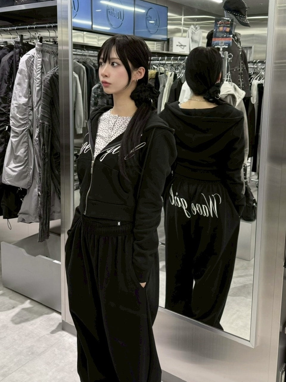 受注制【nmtc +】embroidery sweat pants (3color) / 【エヌエムティー