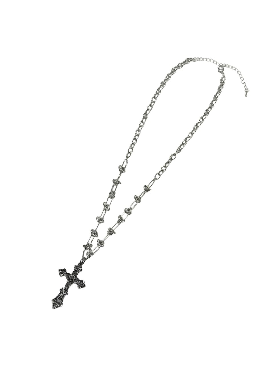 受注制【Never mind the XU】cross chain necklace / 【ネバーマインド
