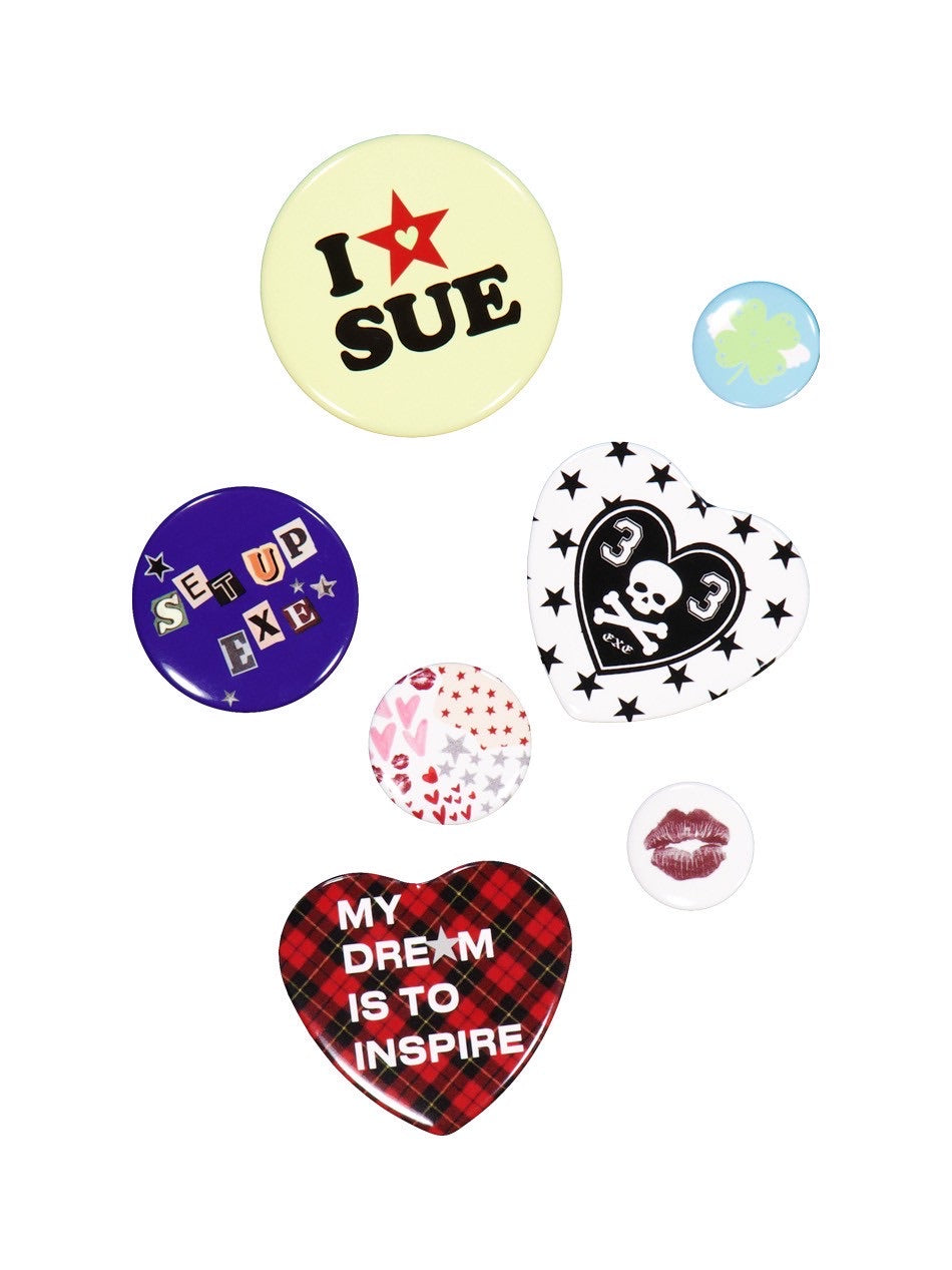 SETUP‐EXE】PUNK BUTTON BADGE SET / 【セットアップエグゼ】パンク