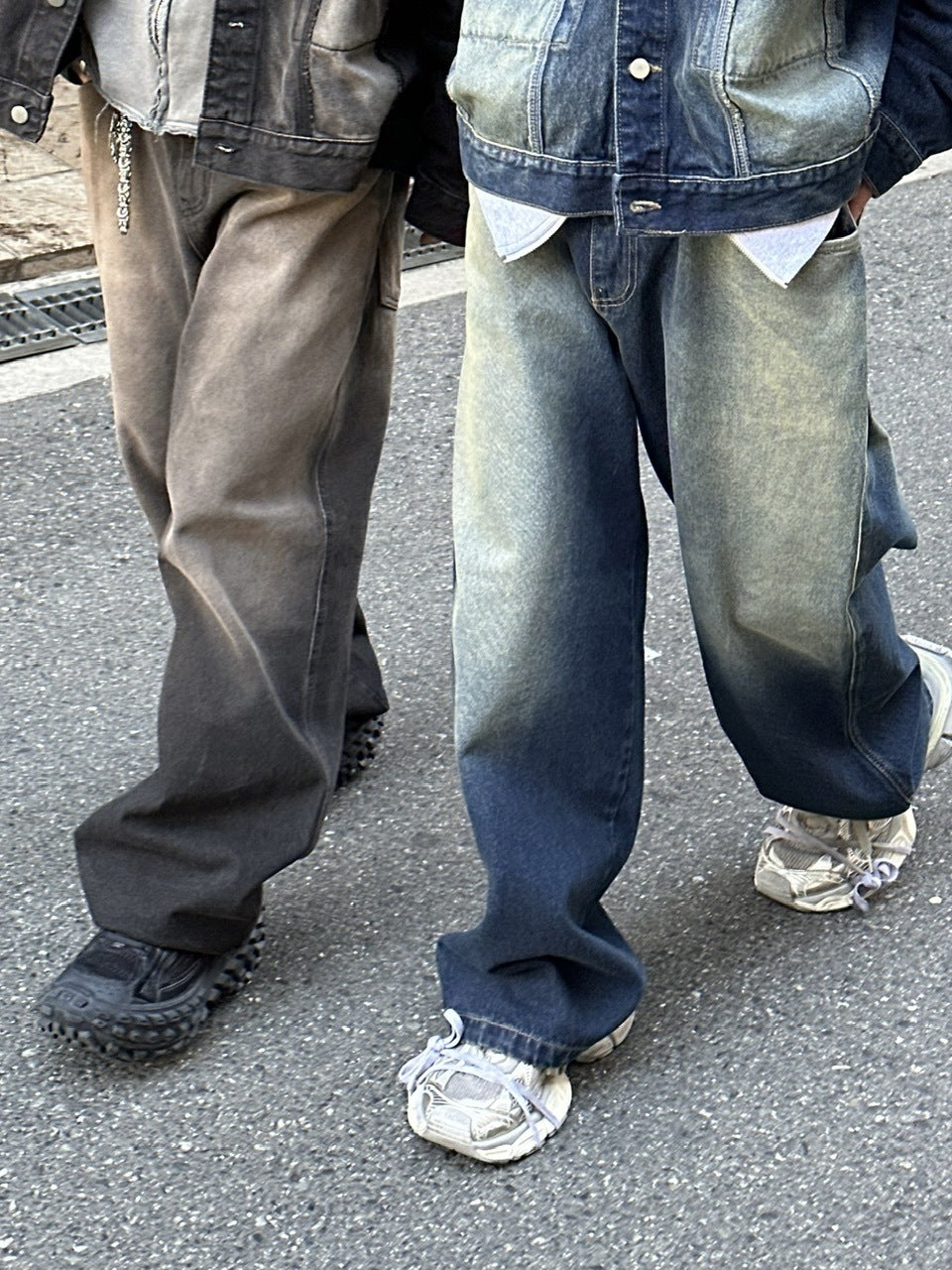 Chikashitsu +】vintage wash denim pants (2color) – PRESSING WEB SHOP