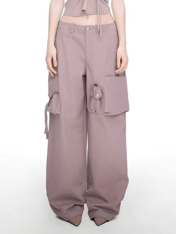NACHE】STRAP WIDE CARGO PANTS (UNISEX) – PRESSING WEB SHOP