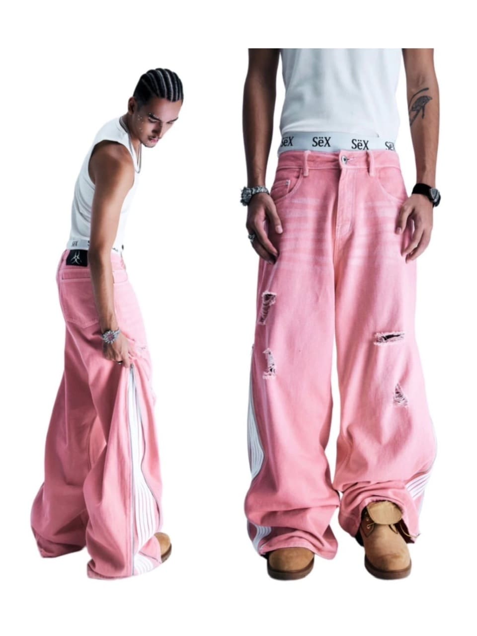 Cozy world Wide】CZ SRT 2.0 PINK WASHED JEANS – PRESSING WEB SHOP