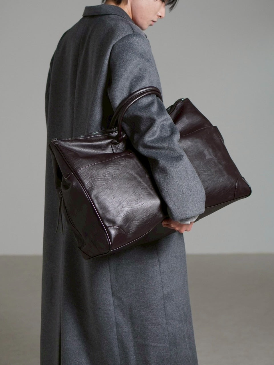 受注制【Chikashitsu +】travel big boston bag (2color) – PRESSING