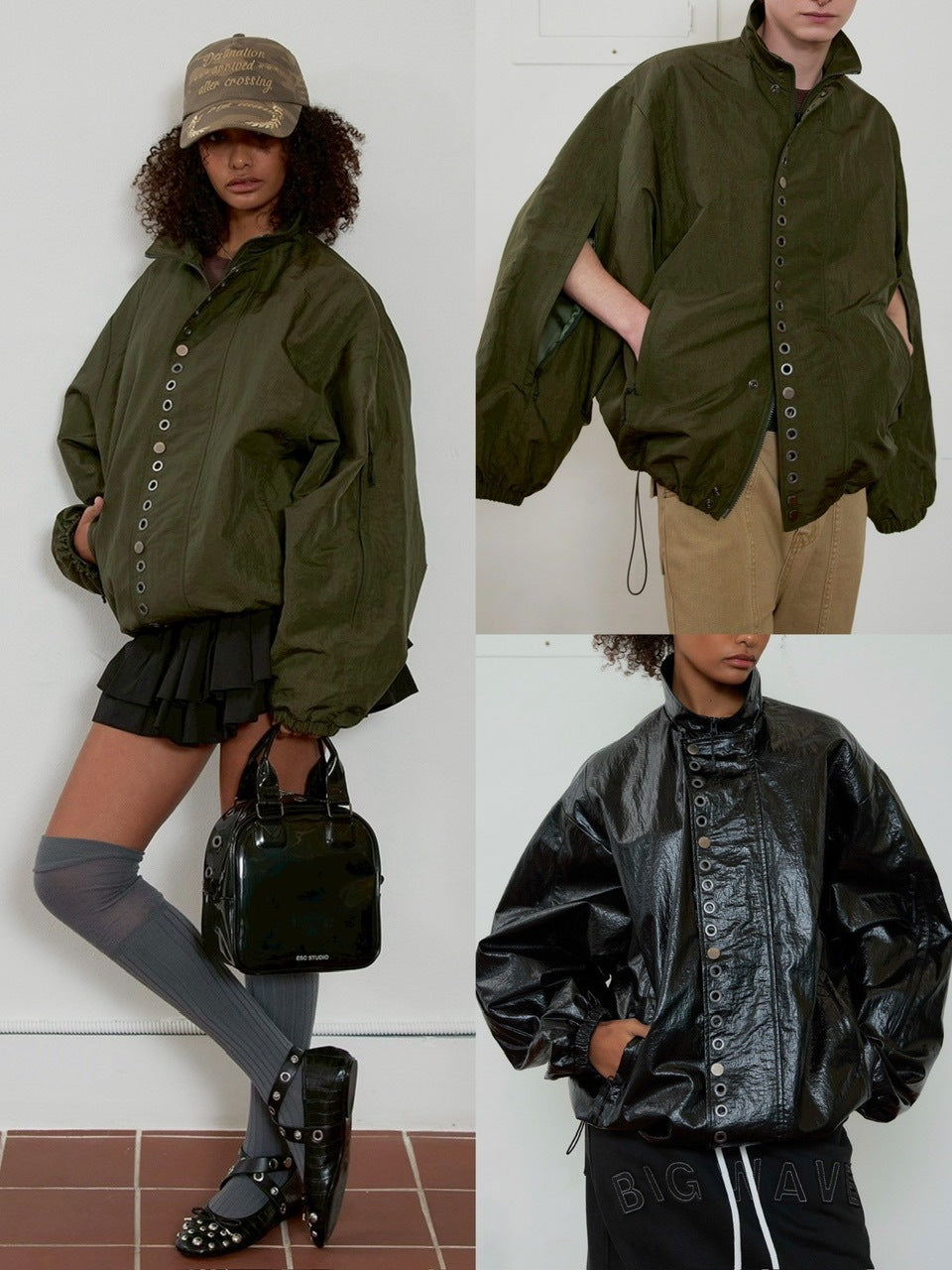 ESC STUDIO】eyelet wind breaker jacket – PRESSING WEB SHOP