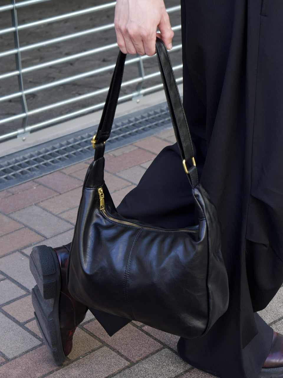 東京店WEB限定受注制【Chikashitsu +】vegan leather cross bag