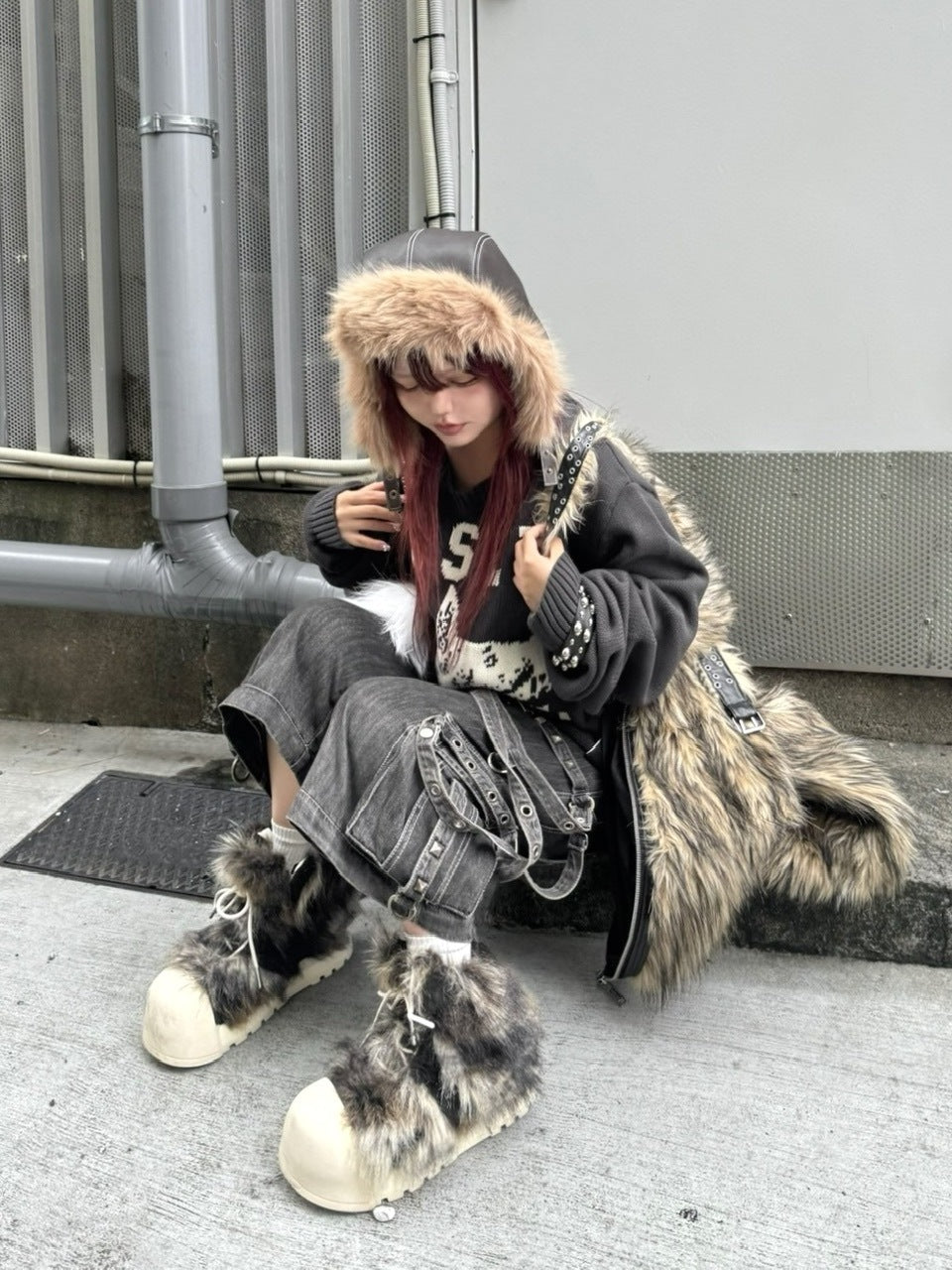 受注制【Never mind the XU】leather flight cap (2color) – PRESSING