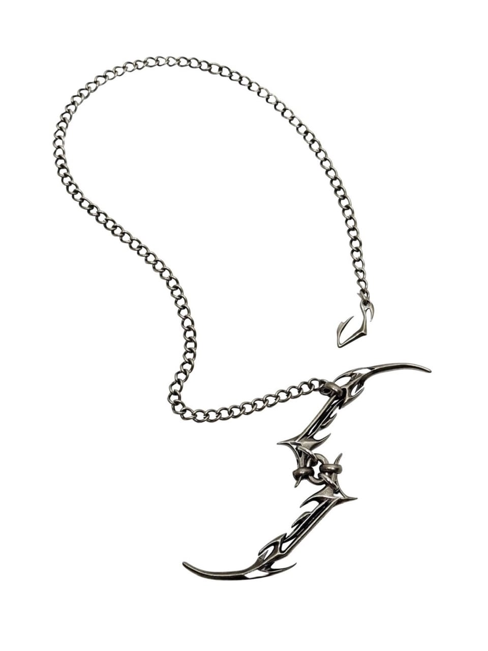 IIIMIII】Sharp Drop Necklace / 【イアミ】シャープドロップシルバー