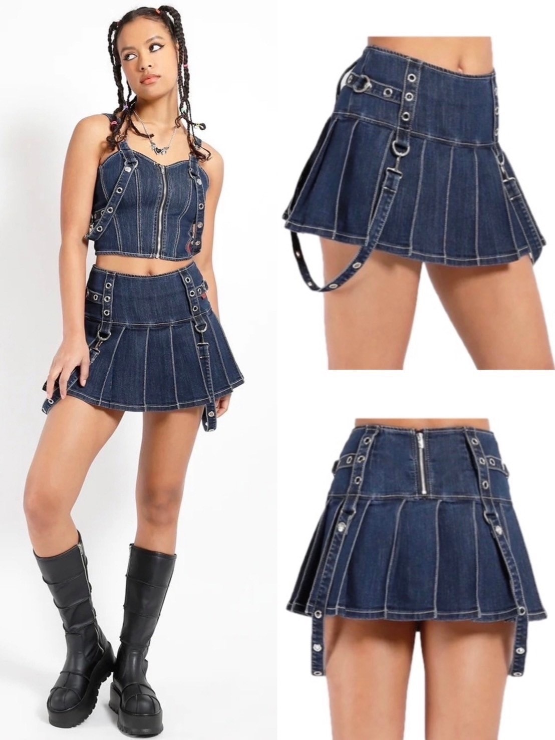 TRIPP NYC】PLEATED BONDAGE SKIRT [DS4235] – PRESSING WEB SHOP