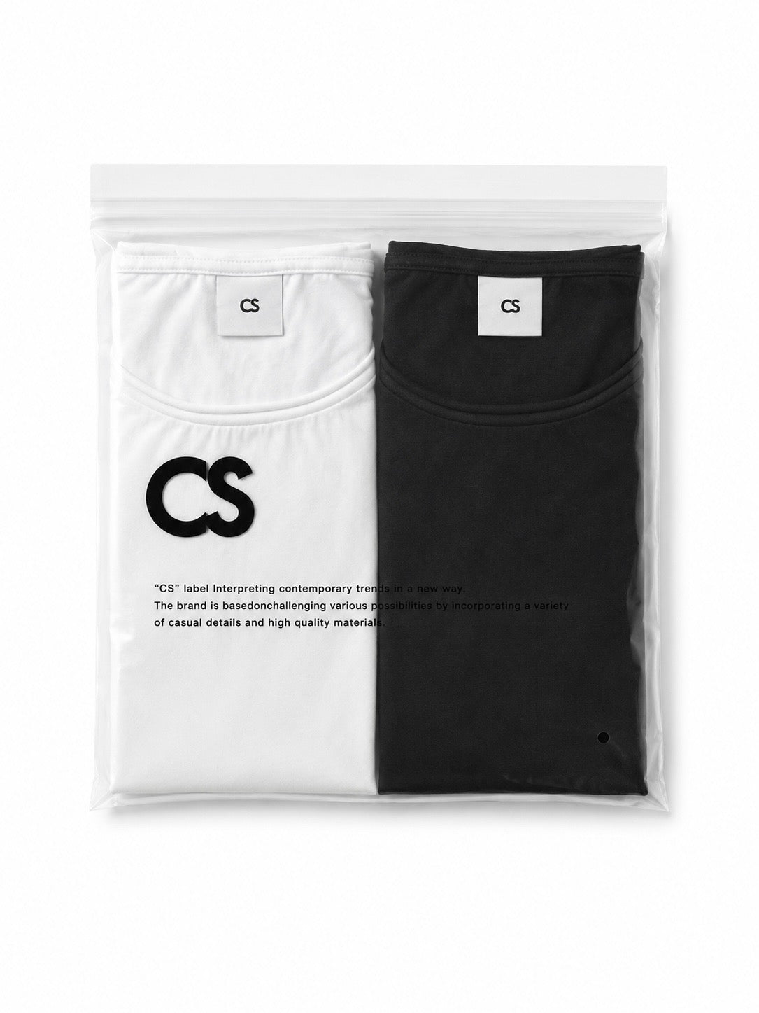 完売品　【CS】cut off pack tee CS】cut off pack tee (white/black） – PRESSING WEB SHOP