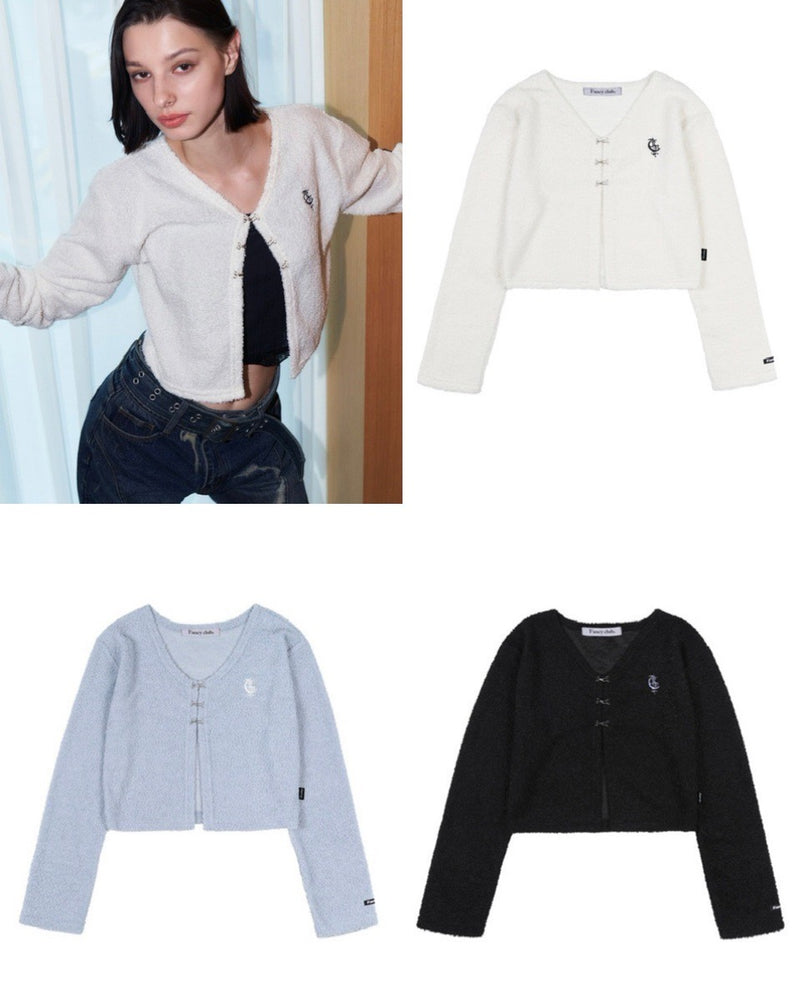 【FANCY CLUB】ALL SOFT HOOK CARDIGAN