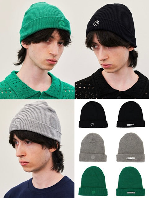 【RE:ON STUDIO】REON LOGO COTTON BEANIE