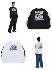 【NOMANUAL】RIOT LONG SLEEVE TEE