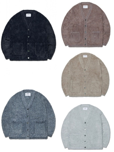 【NOMANUAL】HAIRY SOFT CARDIGAN / 【ノーマニュアル】ヘアリーソフト長袖カーディガン