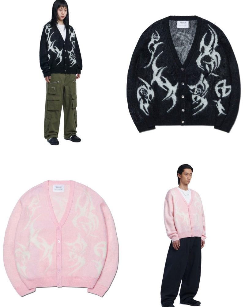 【NOMANUAL】TRIBAL HAIRY CARDIGAN