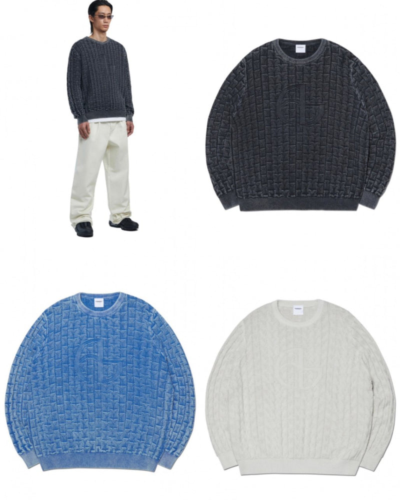 【NOMANUAL】SYMBOL JACQUARD KNIT