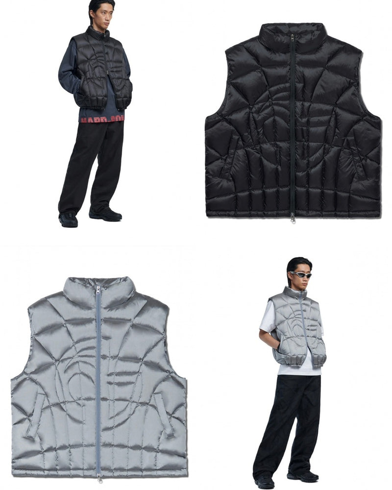【NOMANUAL】STITCHED SYMBOL PADDING VEST
