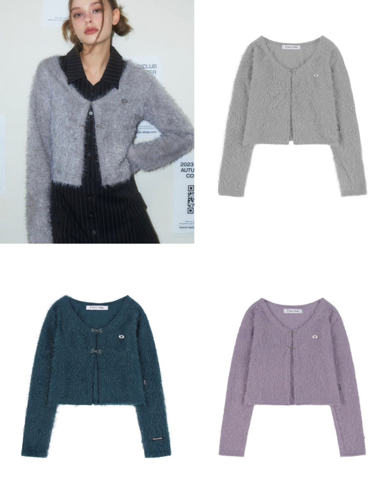 【FANCY CLUB】BOOKLE HOOK CARDIGAN