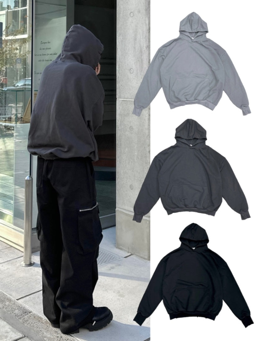 大阪店WEB限定【Chikashitsu +】damage arm warmer hoodie (3color)