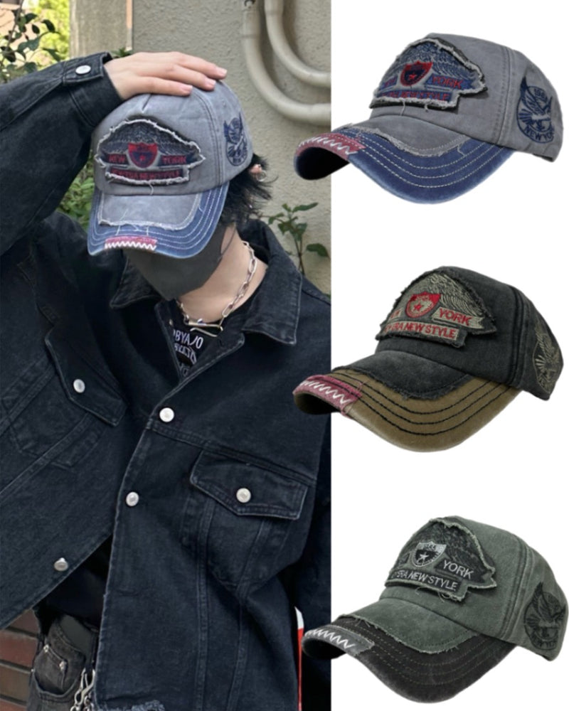 大阪店WEB限定【Chikashitsu +】vintage design cap (3color)
