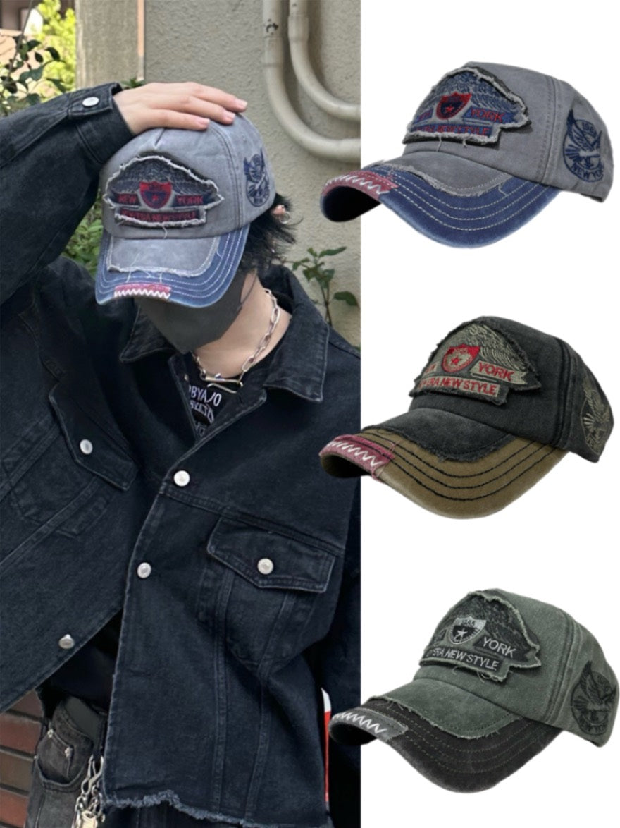 大阪店WEB限定【Chikashitsu +】vintage design cap (3color)