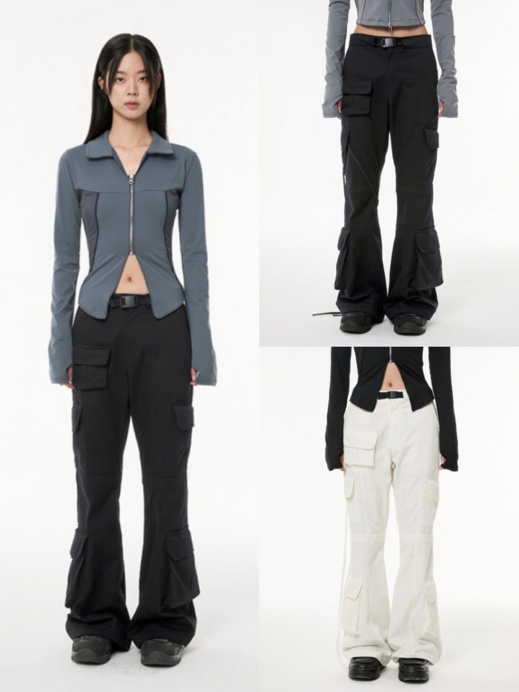 【FLAREUP】5.cargo Flare Pants