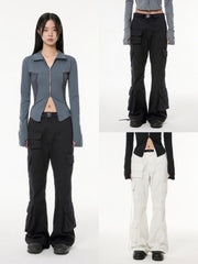 【FLAREUP】5.cargo Flare Pants