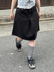 受注制【OaKS】cotton midi skirt