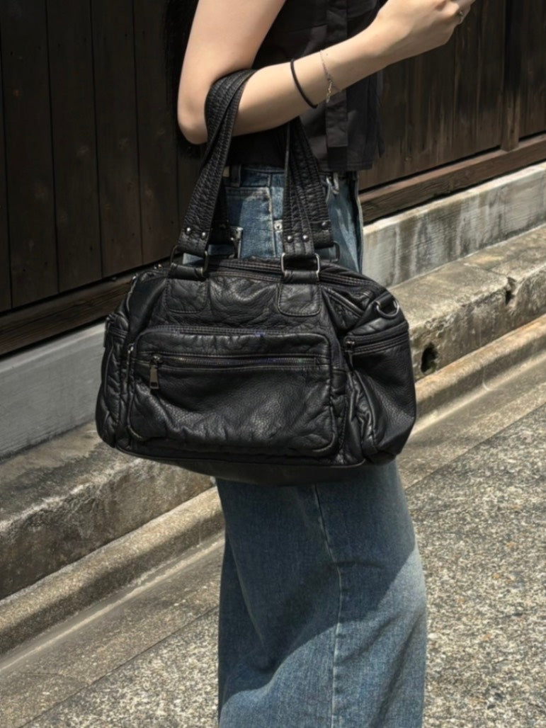 受注制【OaKS】multi pocket vintage bag / 【オークス】マルチポケットヴィンテージトートバッグハンドバッグ