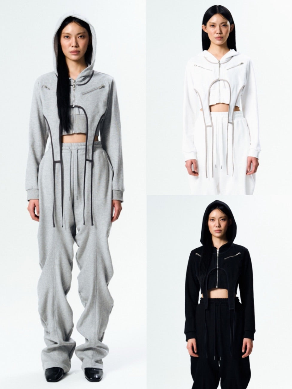 【ARTS DE BASE】Hood Crop Jacket