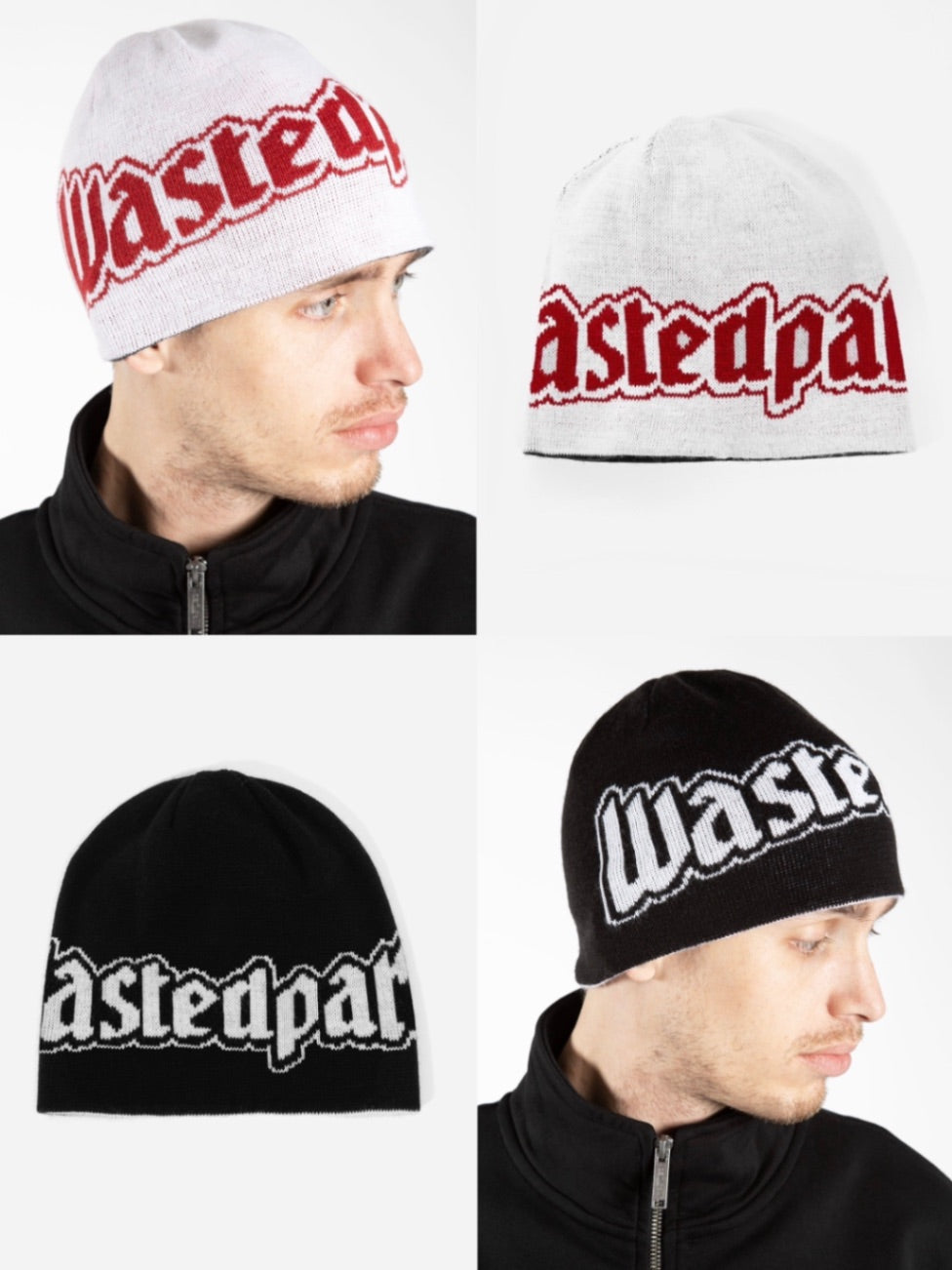【WASTED PARIS】UNITED REVERSE BROW BEANIE