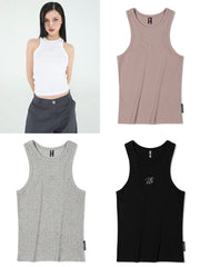 【Uglyshadow】BEADS MANGO SLEEVELESS / 【アグリーシャドウ】ビーズシンプルタンクトップ