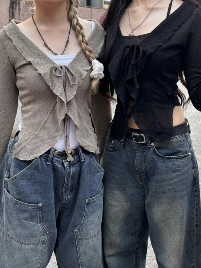 受注制【OaKS】raffle cardigan (3color)