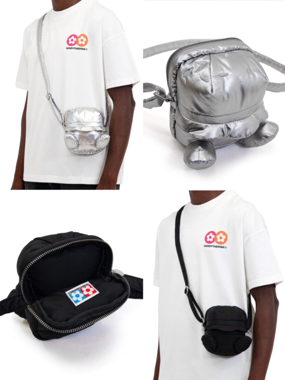 【VANDY THE PINK】NYLON PLUSH BAG