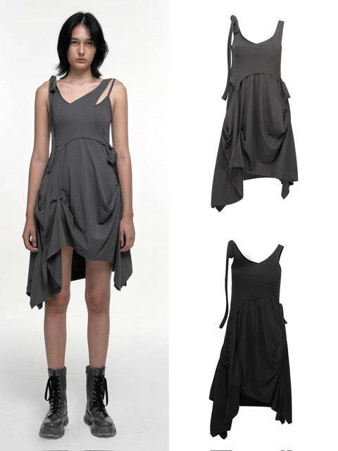 【NACHE】 2-PIECE FLOW DRESS