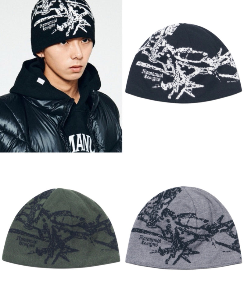 【NOMANUAL】GRAPHIC JACQUARD BEANIE