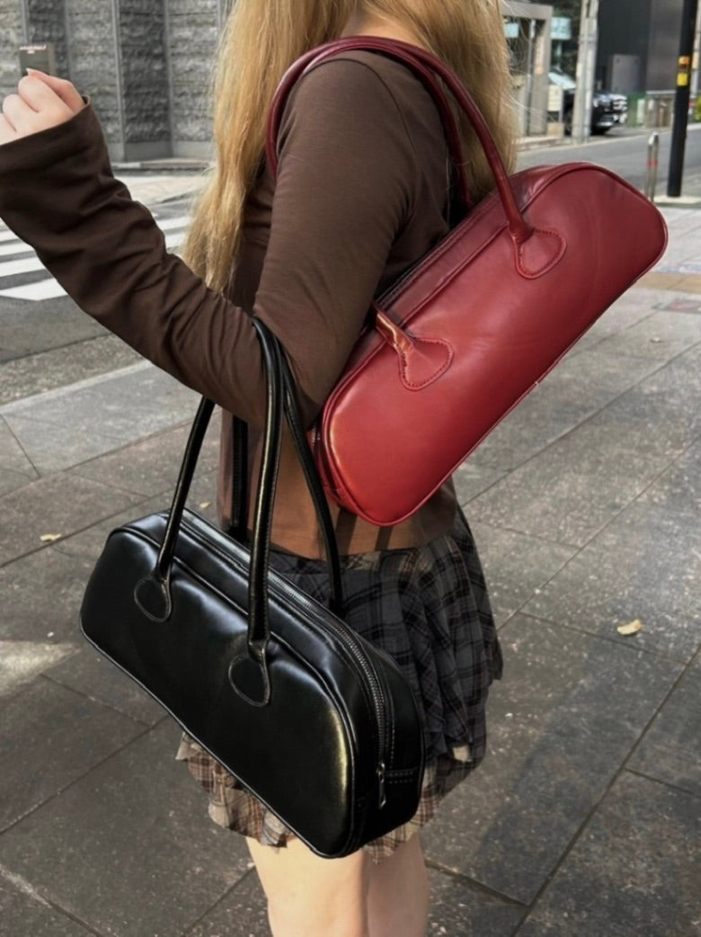 受注制【OaKS】fake leather shoulder bag (2color)