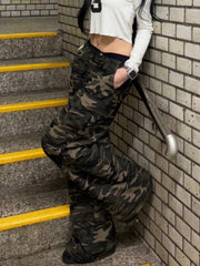 受注制【oaks】camo cargo wide pants