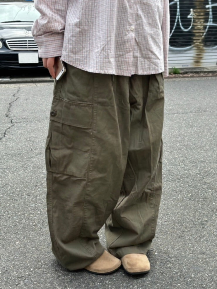 受注制【OaKS】cargo balloon pants (3color)