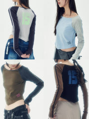 【runningHIGH】SPORTS SLIM RAGLAN TEE